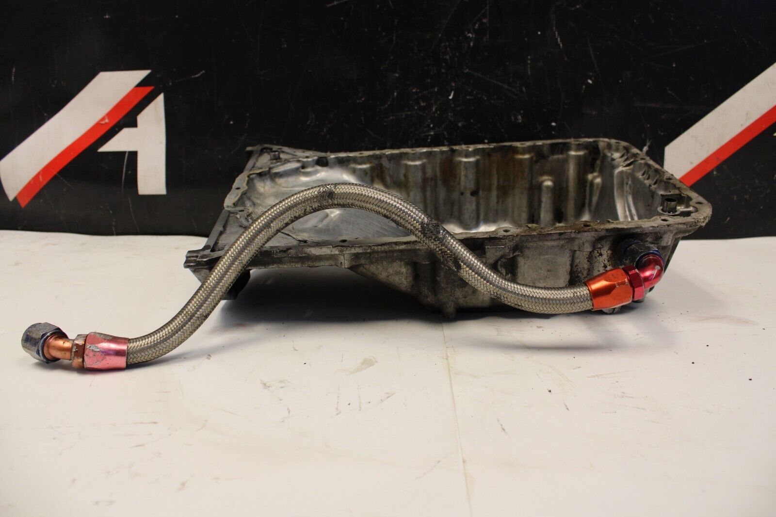2000-2009 Honda S2000 F20C F22C OEM Oil Pan (Bung for Turbo Oil Line)