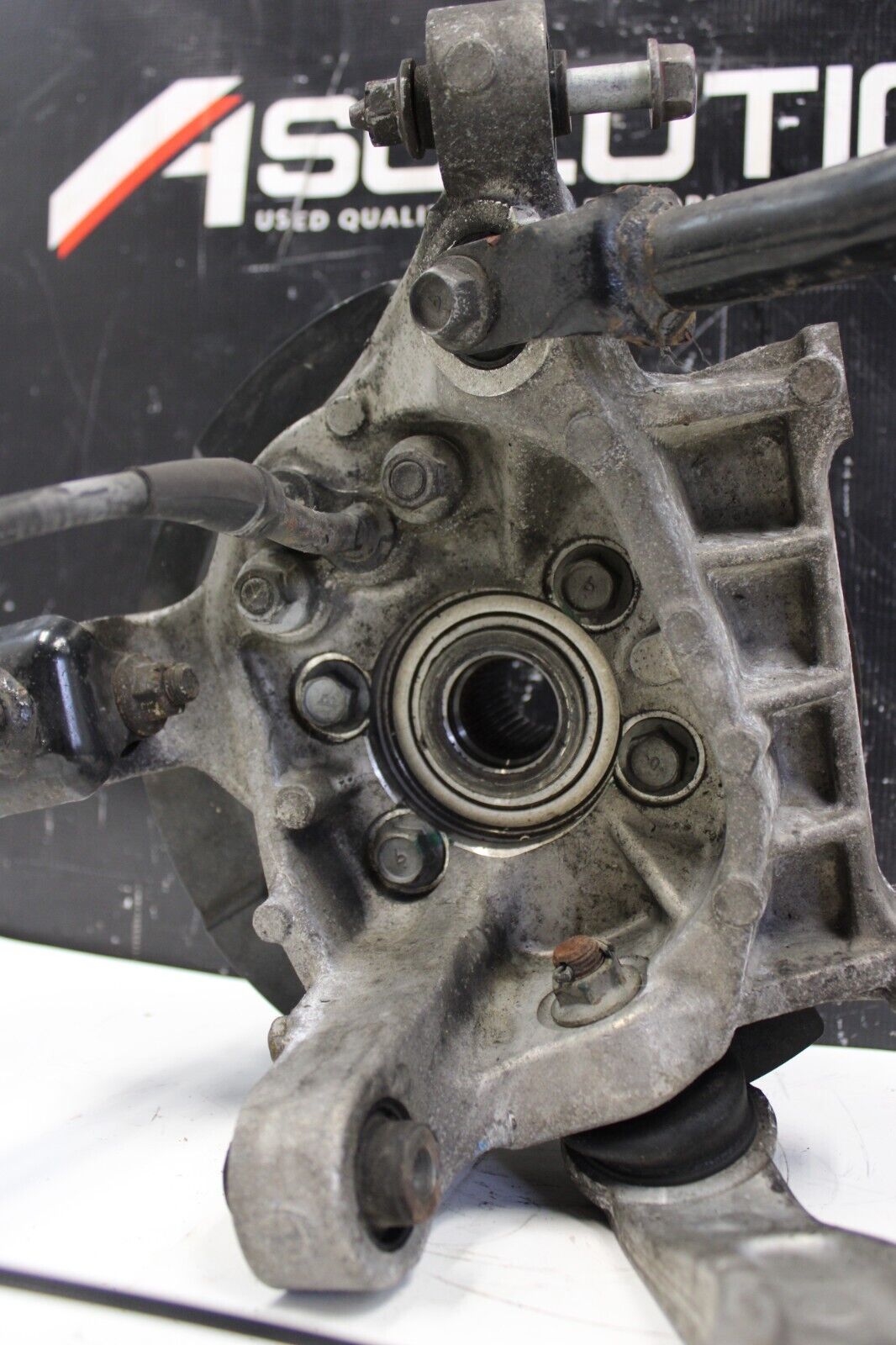 2009 Nissan GT-R R35 Rear RH Right Passenger Knuckle Spindle Arm Knee 17K Miles