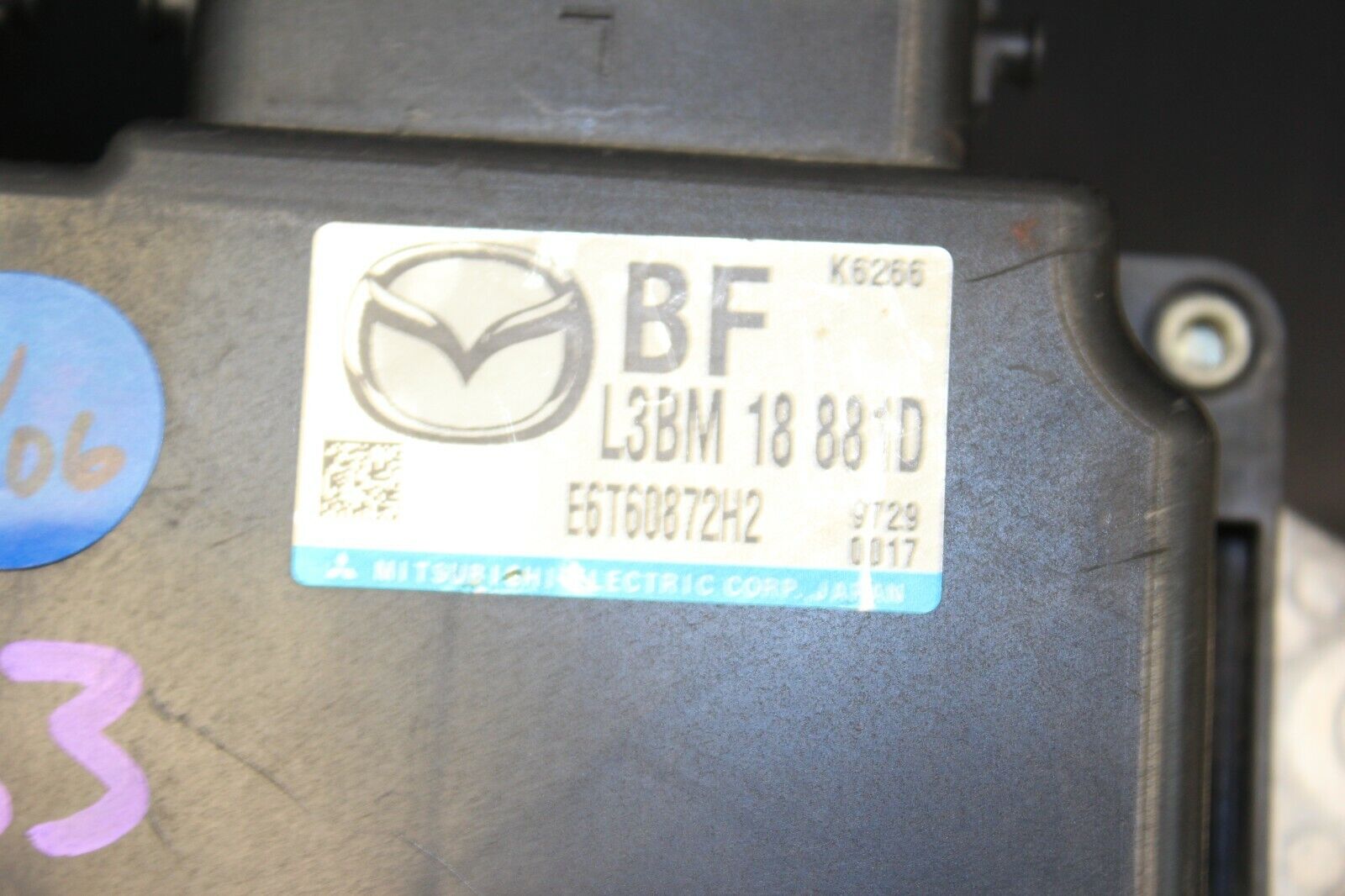 2010-2013 MAZDASPEED 3 ECU WITH IGNITION WITH FOB MAZDA SPEED