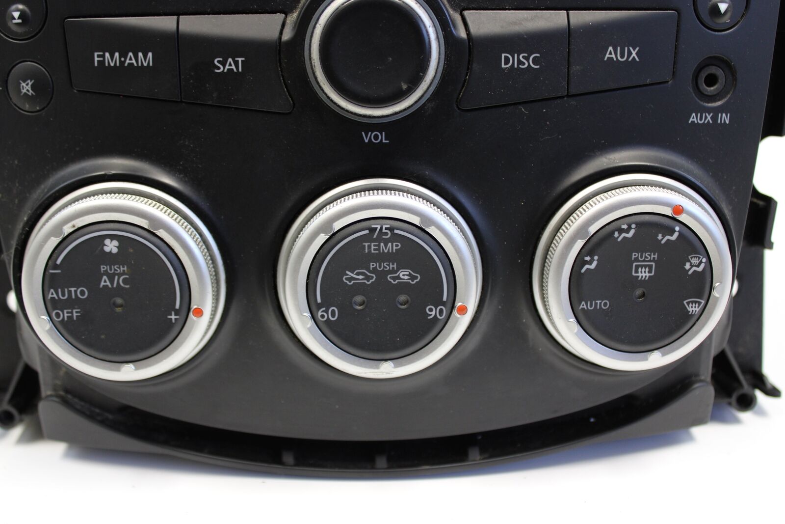 2009 370Z XM Radio AUX MP3 6 Disc CD Changer Player Trim Panel OEM