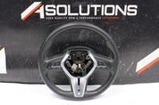 2017-2020 INFINITI Q60 OEM STEERING WHEEL BLACK LEATHER AUDIO SWITCHES