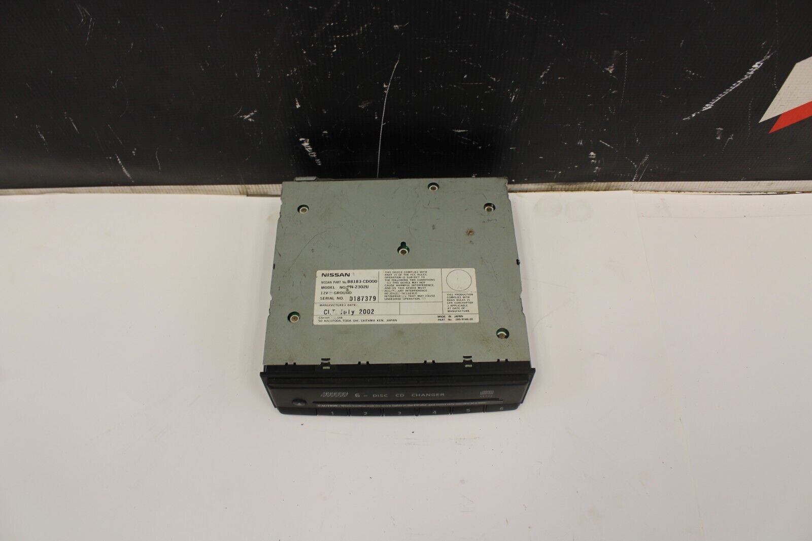 2003-04 Nissan 350z GPS Drive Disc DVD Player Navigation P/N B8183 CD000