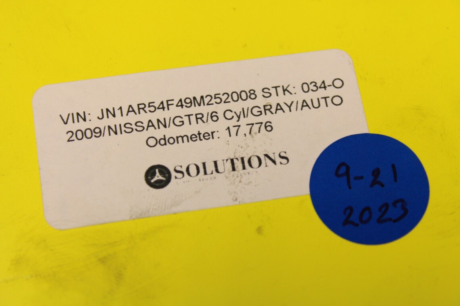 2009-2015 Nissan GT-R AC Line Air Conditioning Line A/C OEM GTR 09-15