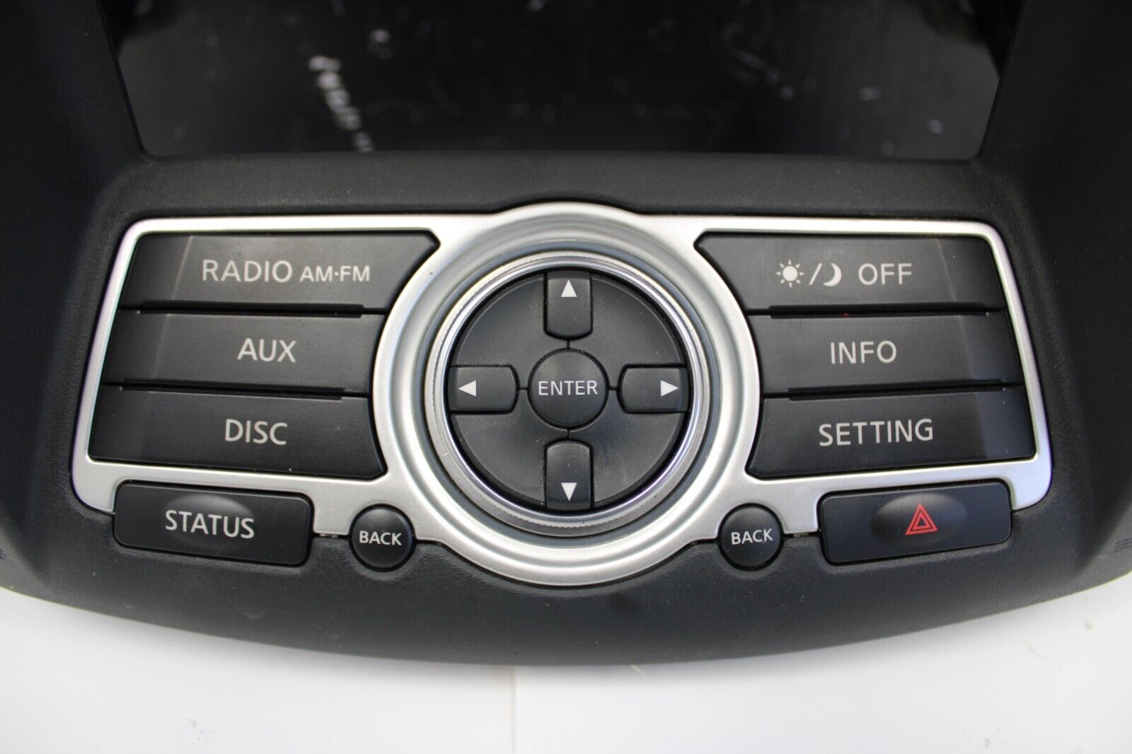 2008-2013 INFINITI G37 RADIO GPS NAVIGATION SCREEN DISPLAY CONTROL PANEL W/BEZEL