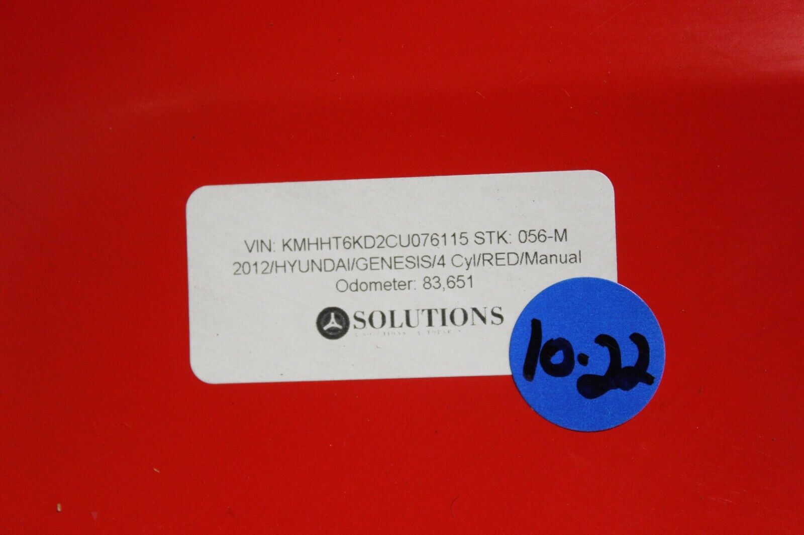 09 10 11 12 13 14 15 16 HYUNDAI GENESIS COUPE TRUNK LID HATCH TAILGATE W/SPOILER