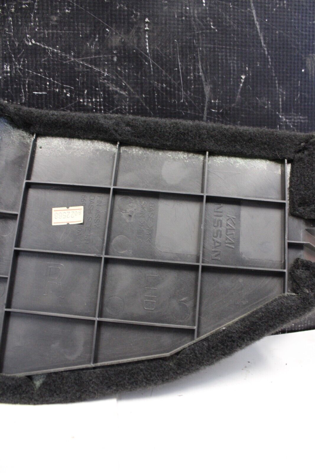 09-15 NISSAN GTR R35 OEM PASSENGER RIGHT LOWER A PILLAR TRIM COVER 66900 JF10A
