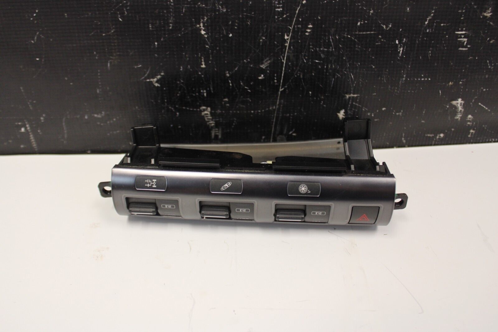 09-14 NISSAN GTR R35 OEM DASH HAZARD SUSPENSION TRACTION CONTROL SWITCHES
