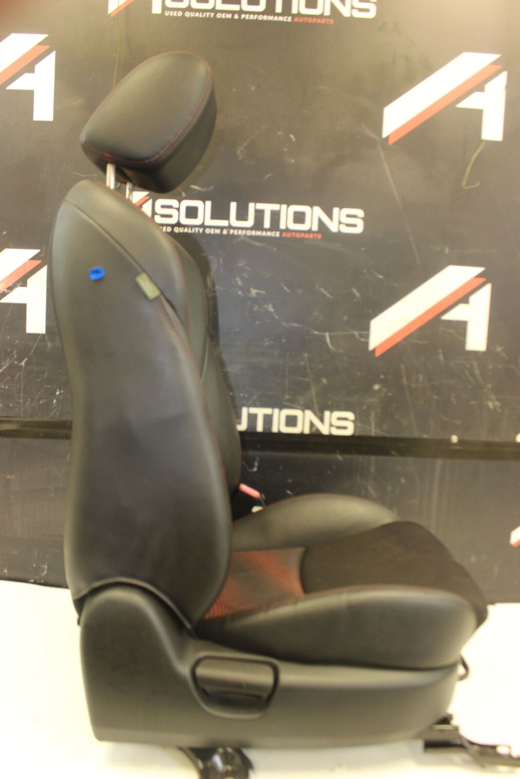 2010-2013 Mazdaspeed3 Front Right Passenger Bucket Seat Black Red Cloth/Leather
