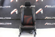 2010-2013 Mazdaspeed3 Front Right Passenger Bucket Seat Black Red Cloth/Leather