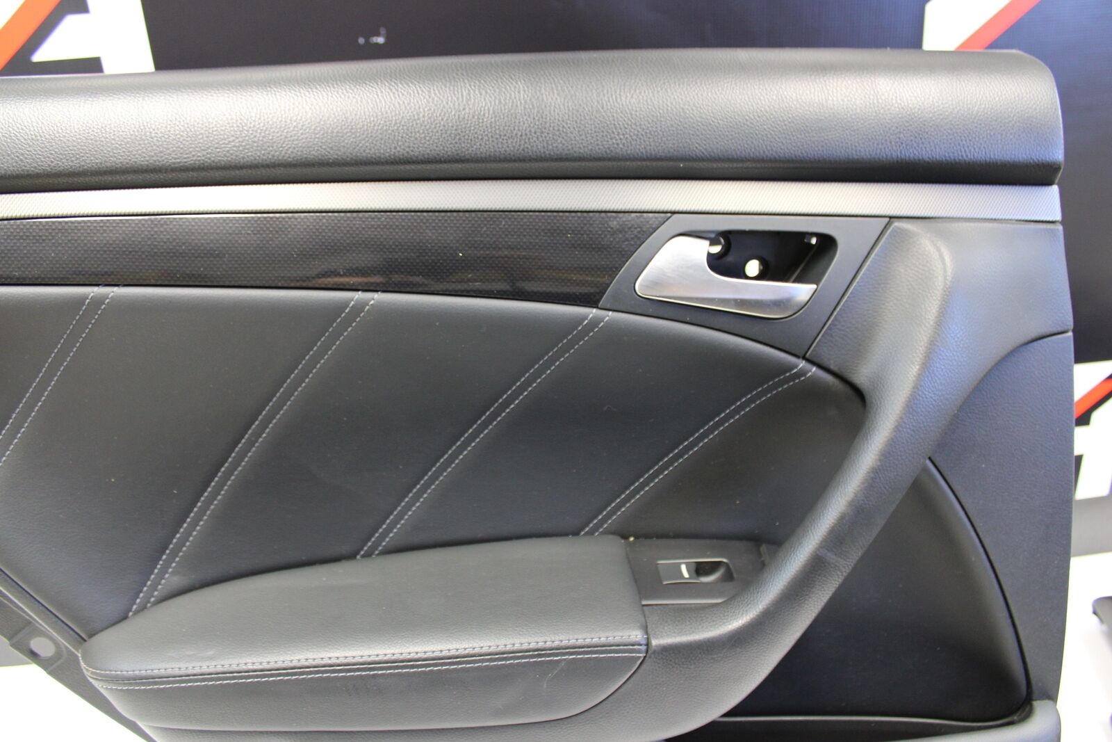 Acura TL Type-S 07-08 Rear Left Door Panel Trim Black