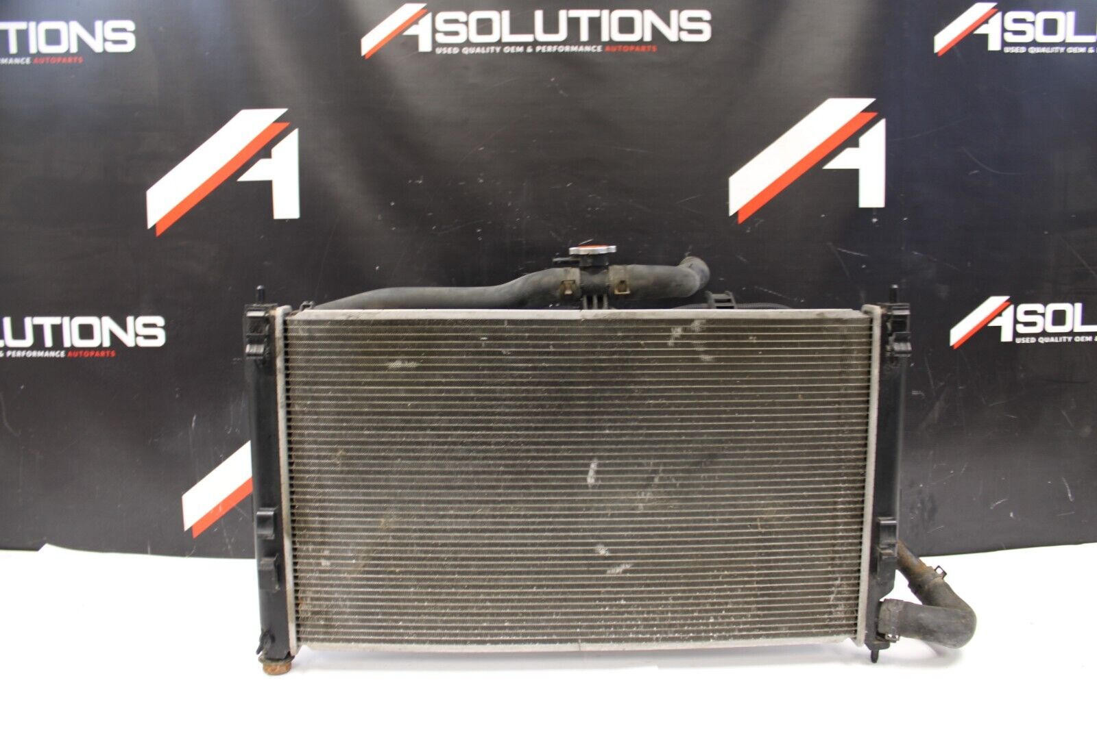 08 - 15 Mitsubishi Lancer Evo X MR Ralliart Radiator Condenser Fan Assembly OEM