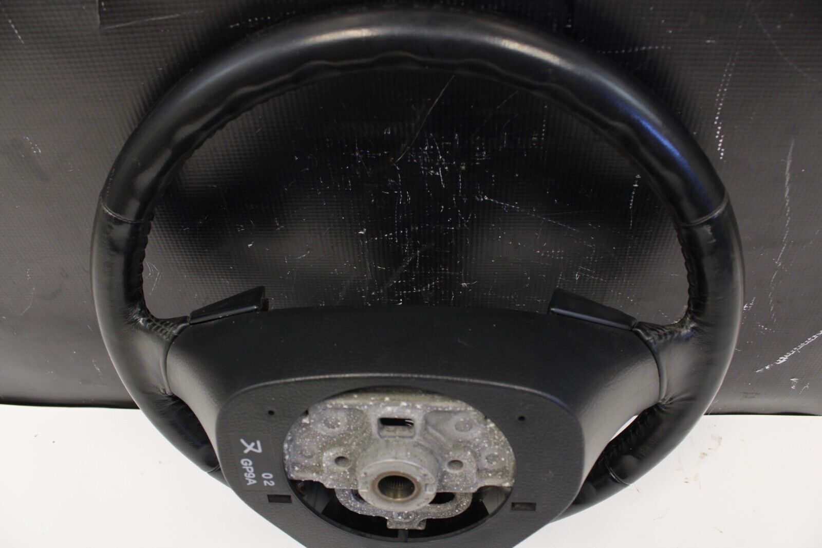 2006-2007 MAZDASPEED6 MAZDASPEED 6 MS6 OEM BLACK LEATHER STEERING WHEEL