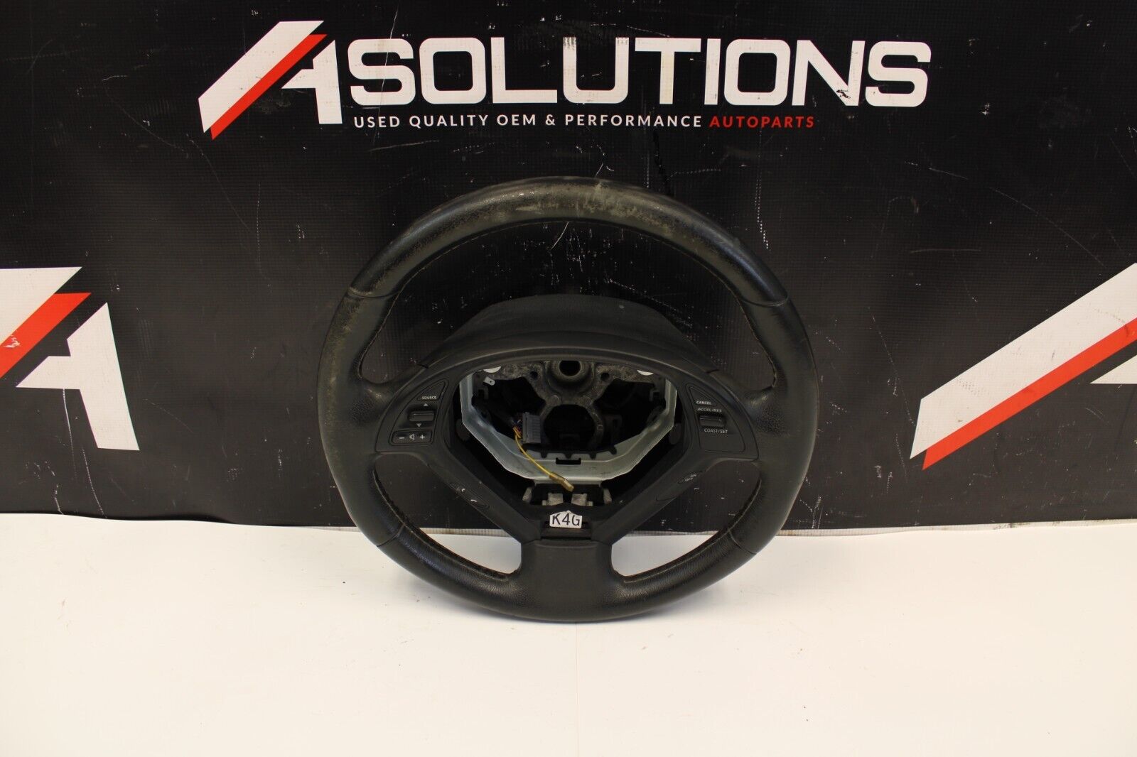 2012 Infiniti G37 Steering Wheel with Cruise Radio Controls OEM
