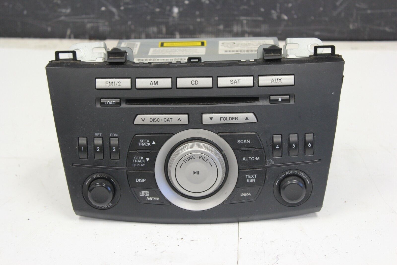 2010-2013 MAZDA SPEED 3 RADIO STEREO 6 DISC CD PLAYER w/ OEM