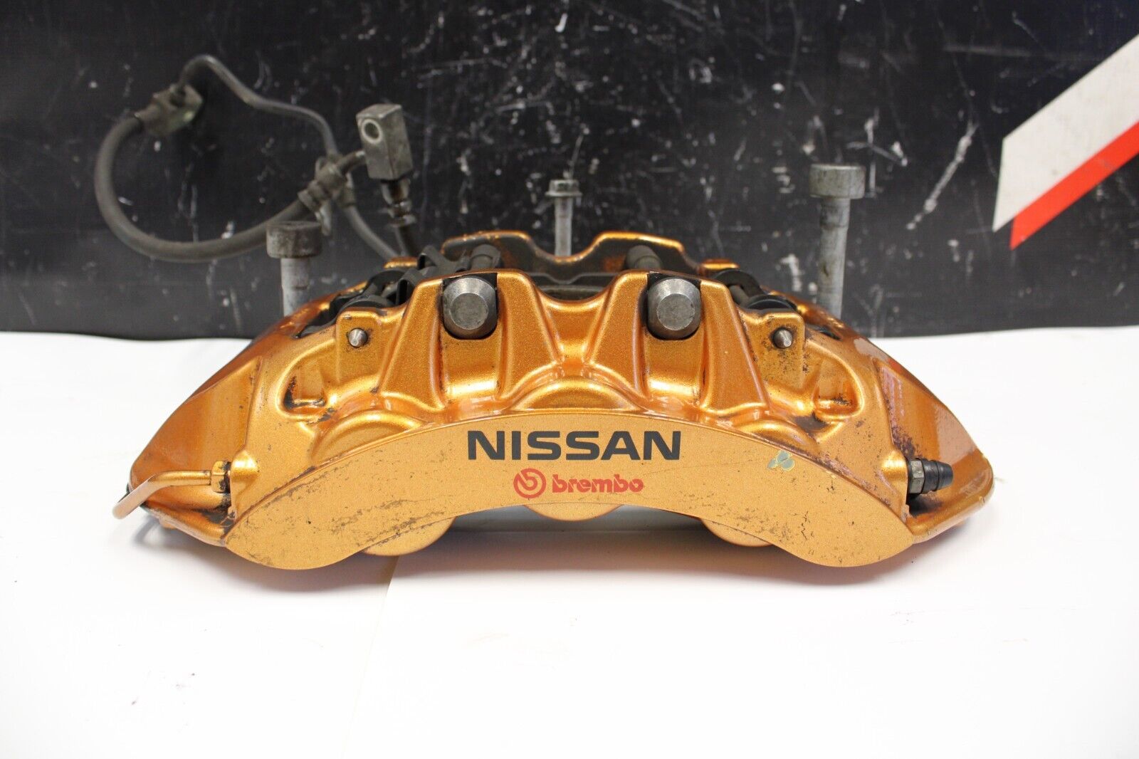 2009 NISSAN GT-R R35 GTR 3.8L VR38 OEM BREMBO FRONT + REAR BRAKE CALIPERS SET