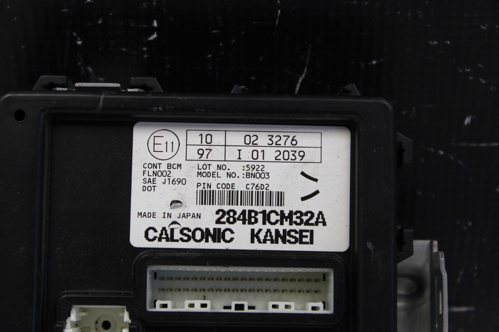 2006 Infiniti G35 Manual Transmission BCM Body Control Module Unit 284B1CM32A