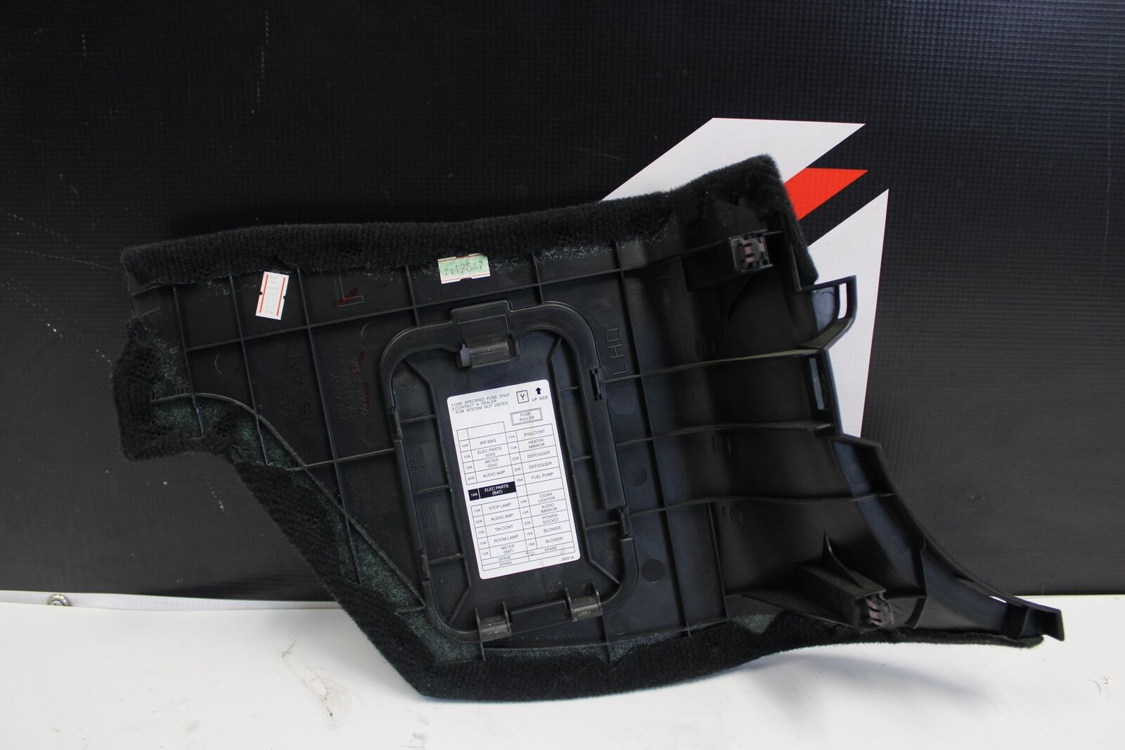 09-15 NISSAN GTR R35 DRIVERS LEFT LH LOWER A PILLAR TRIM COVER 66901JF10A