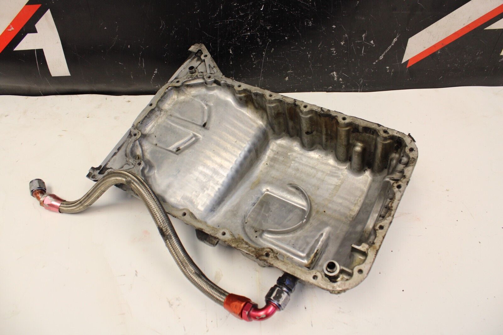 2000-2009 Honda S2000 F20C F22C OEM Oil Pan (Bung for Turbo Oil Line)