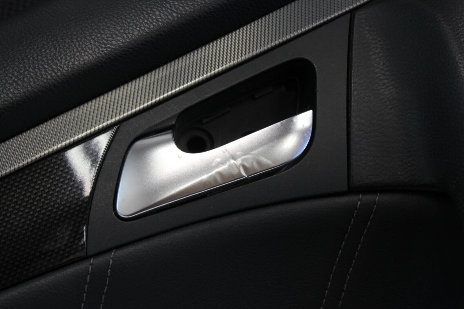 Acura TL Type-S 07-08 Rear Left Door Panel Trim Black