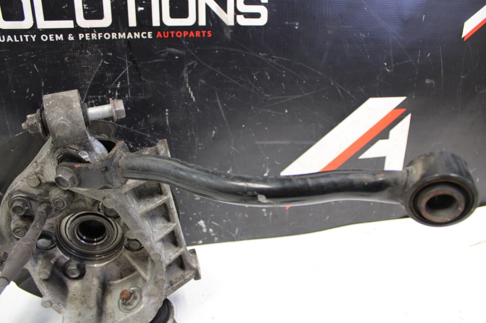 2009 Nissan GT-R R35 Rear RH Right Passenger Knuckle Spindle Arm Knee 17K Miles