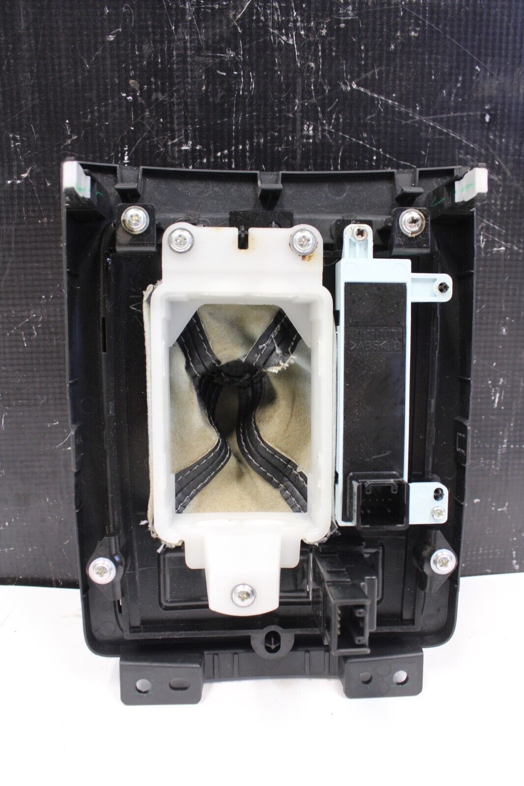 08-15 Mitsubishi Lancer Evolution Evo X 10 SST Gear Shifter Boot Bezel Trim OEM