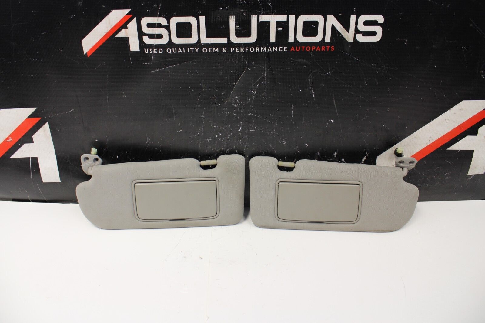 2009 NISSAN GTR GT-R R35 PREMIUM VR38 3.8L OEM LH + RH INTERIOR SUN VISORS SET