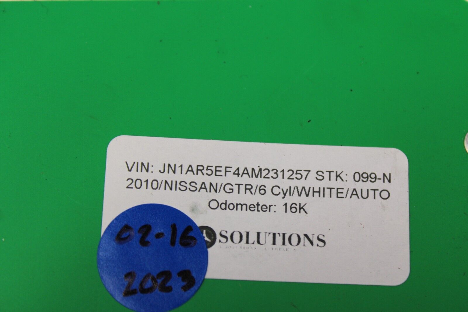 2010 Nissan GTR R35 Turn Signal Wiper Stalk Combination Switch GT-R OEM