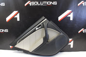 07-08 Acura TL Type-S Rear Left Door Panel Trim Black and White