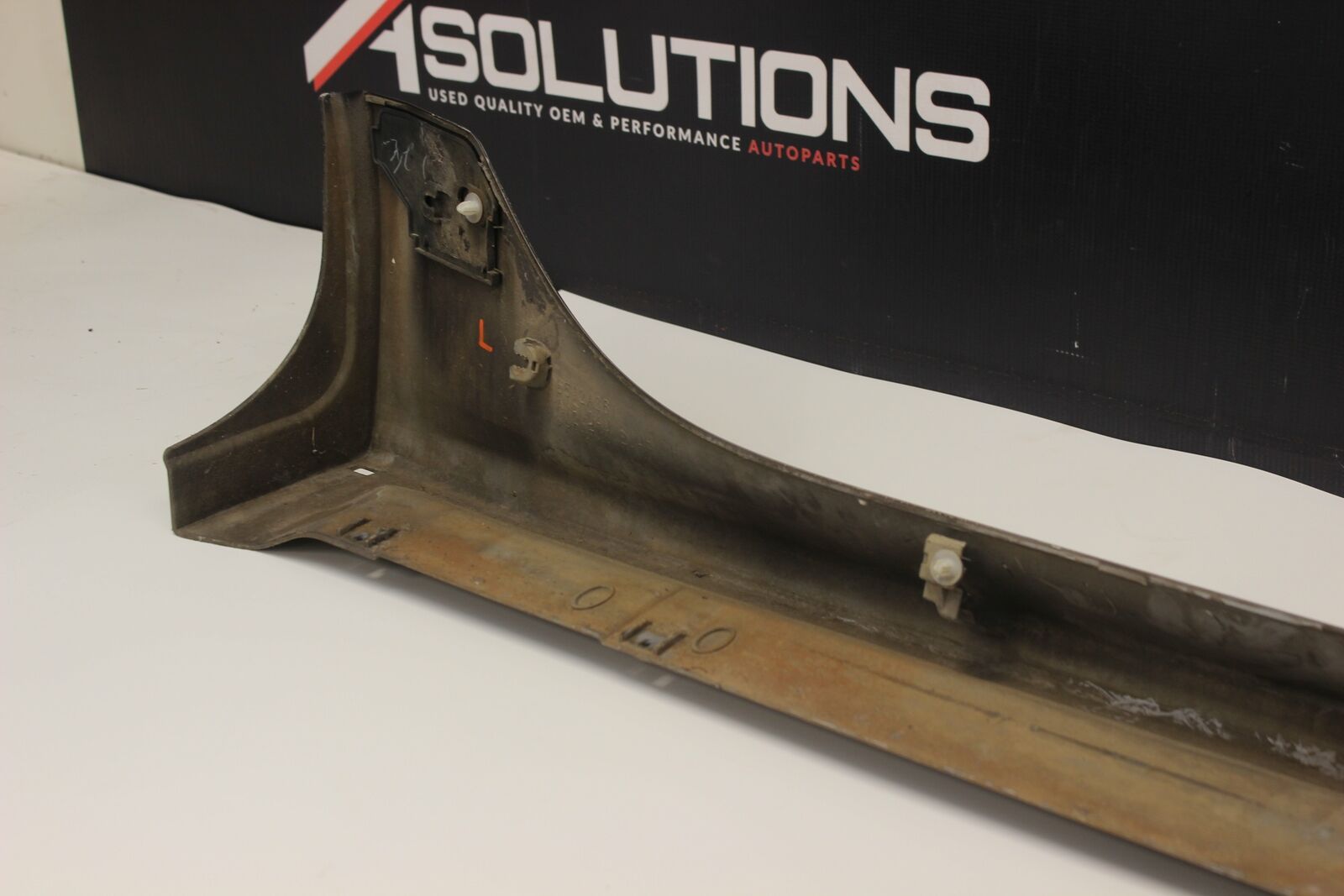 09-15 MITSUBISHI LANCER RALLIART OEM LH DRIVER EXTERIOR MOULDING SIDE SKIRT