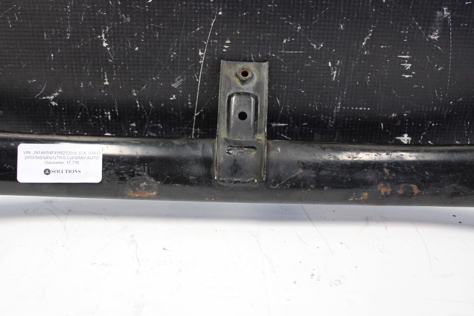 2009 NISSAN GTR GT-R OEM FRONT LOWER CHASSIS CROSS BAR BRACE 544B6JF00B R35