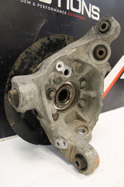 2009 Nissan GT-R R35 Rear RH Right Passenger Knuckle Spindle Arm Knee Assembly