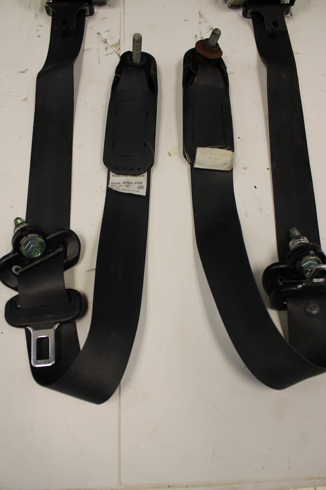 02-06 ACURA RSX-S RSX OEM FRONT LEFT DRIVER RIGHT PASSENGER SEAT BELT SRS