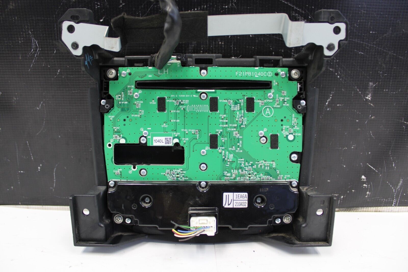 2014 370Z XM Radio AUX MP3 6 Disc CD Changer Player Trim Panel OEM