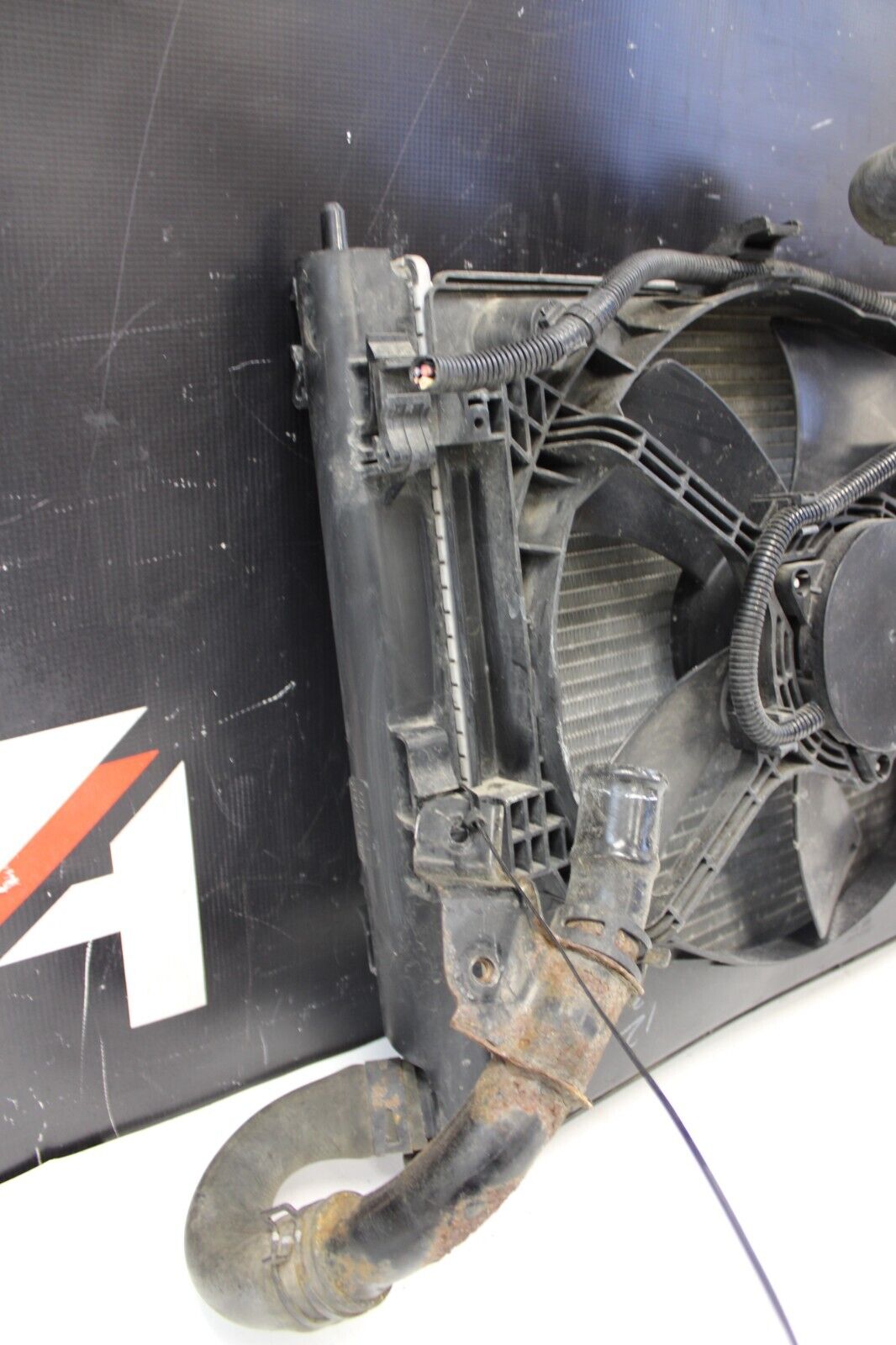 08 - 15 Mitsubishi Lancer Evo X MR Ralliart Radiator Condenser Fan Assembly OEM