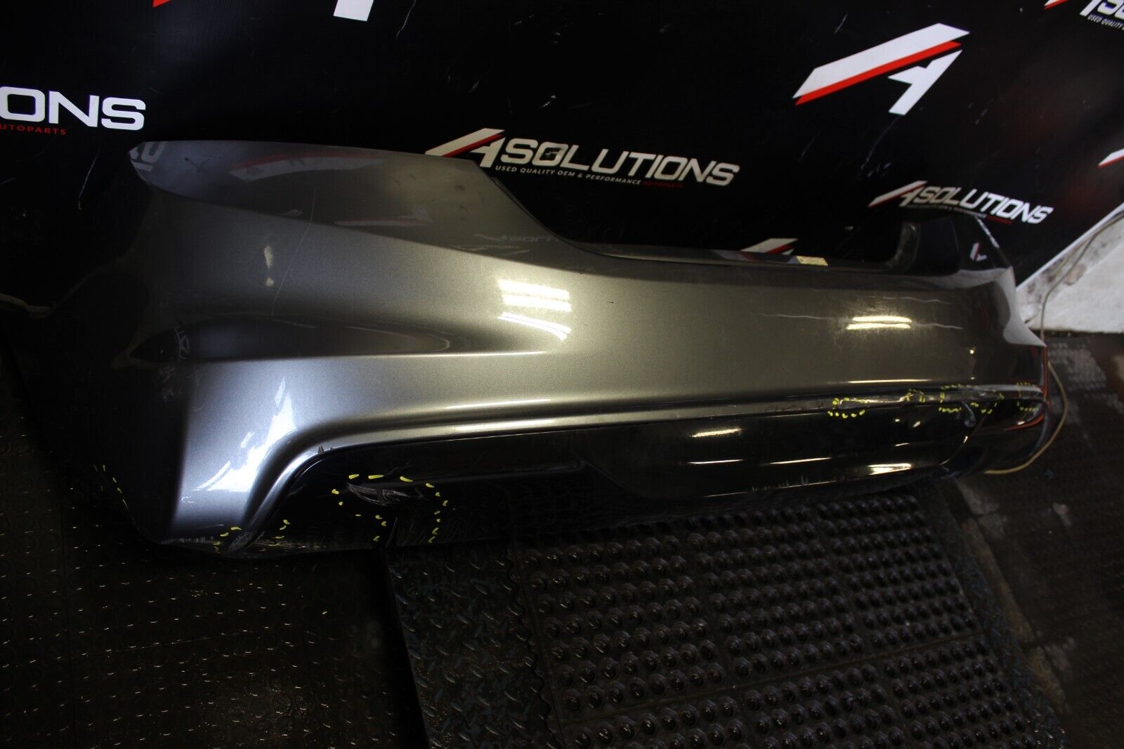 2012 2013 Honda Civic Si Coupe Rear Bumper Cover Black w/ diffuser OEM