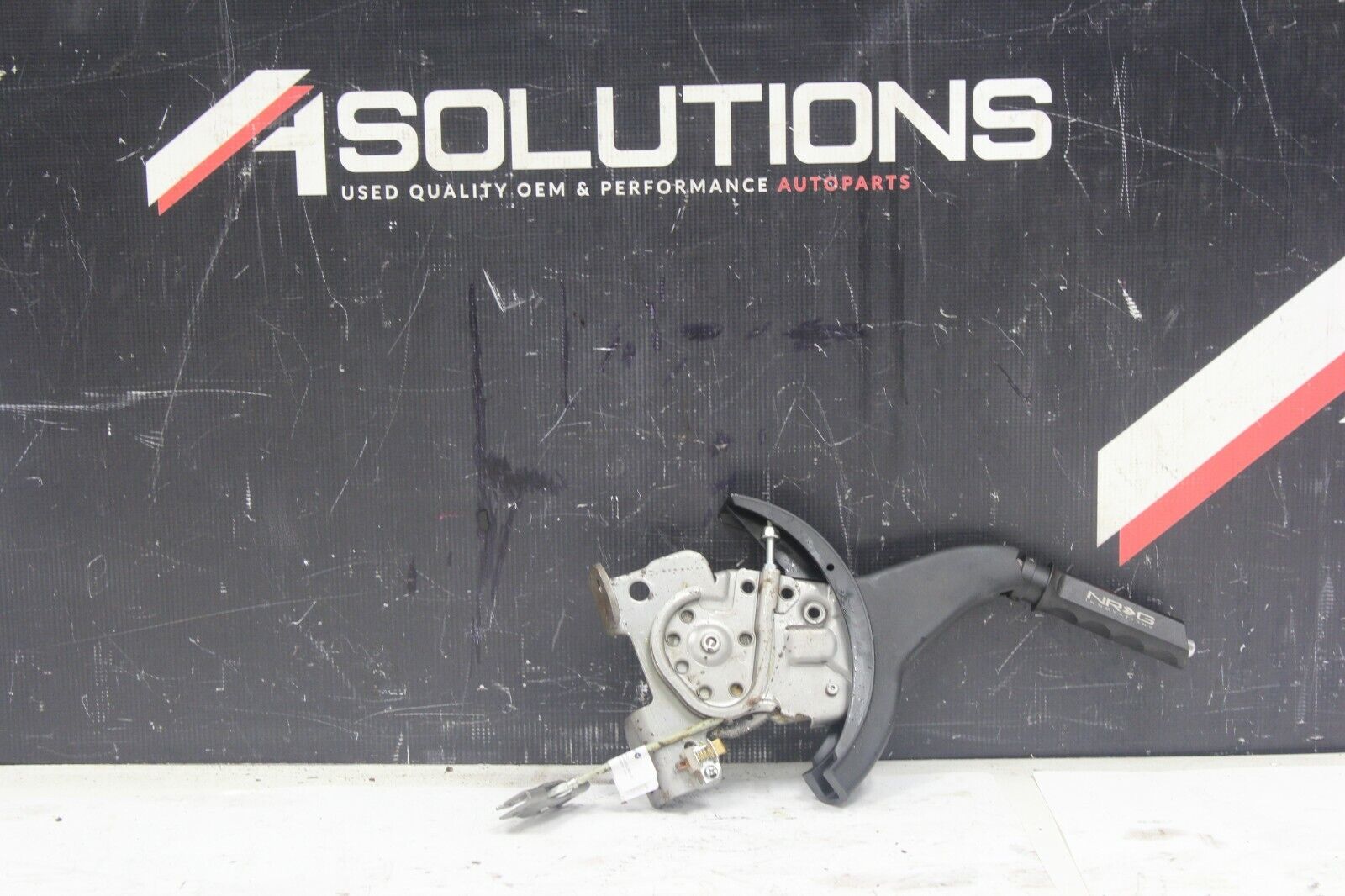 08-15 MITSUBISHI EVO X 10 EMERGENCY BRAKE HANDLE LEVER HAND BRAKE