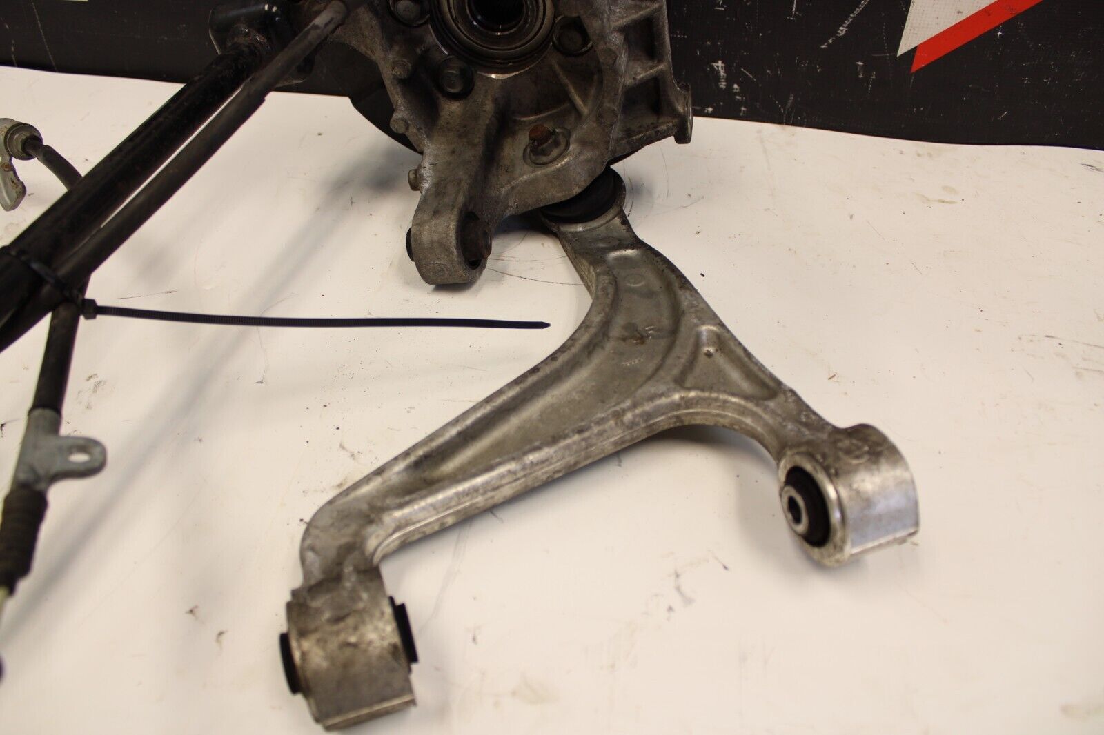 2009 Nissan GT-R R35 Rear RH Right Passenger Knuckle Spindle Arm Knee 17K Miles