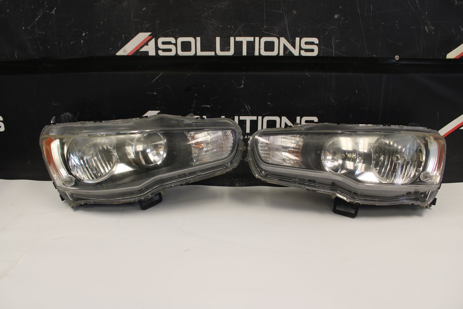 2008-2015 Mitsubishi Lancer Ralliart Left Driver Right Passenger Headlight NON H