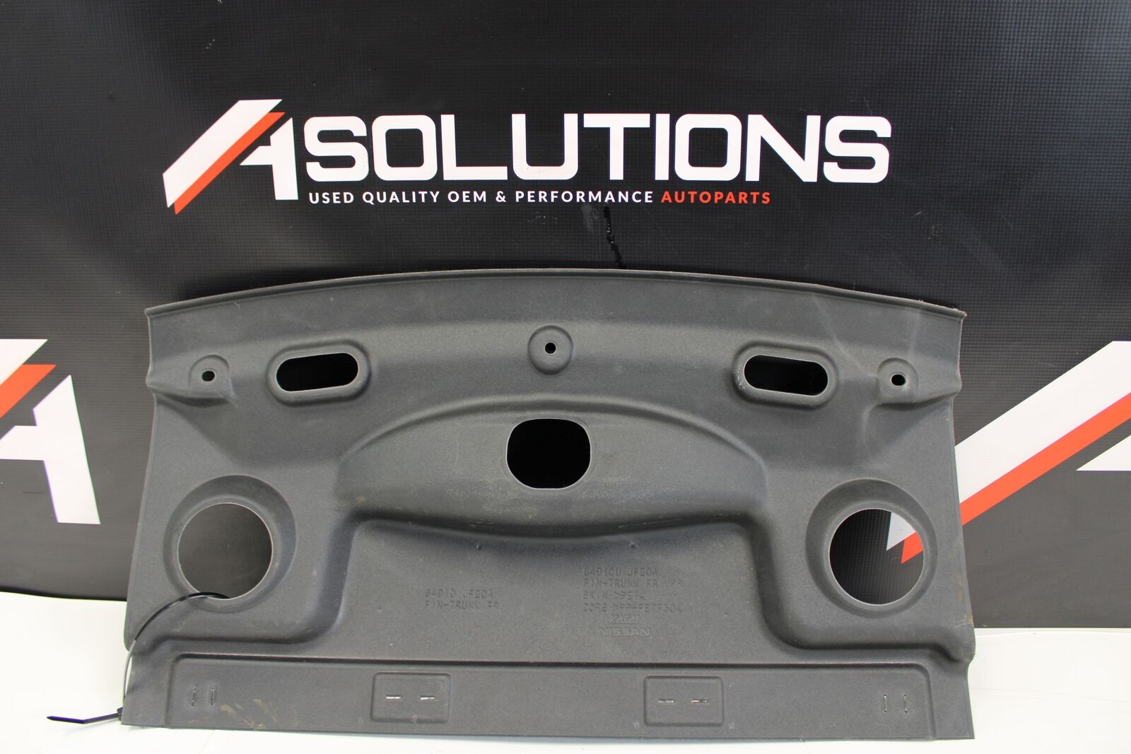2009 Nissan R35 GTR GT-R Interior Trunk Finisher Front Upper Trim 84910U JF20A