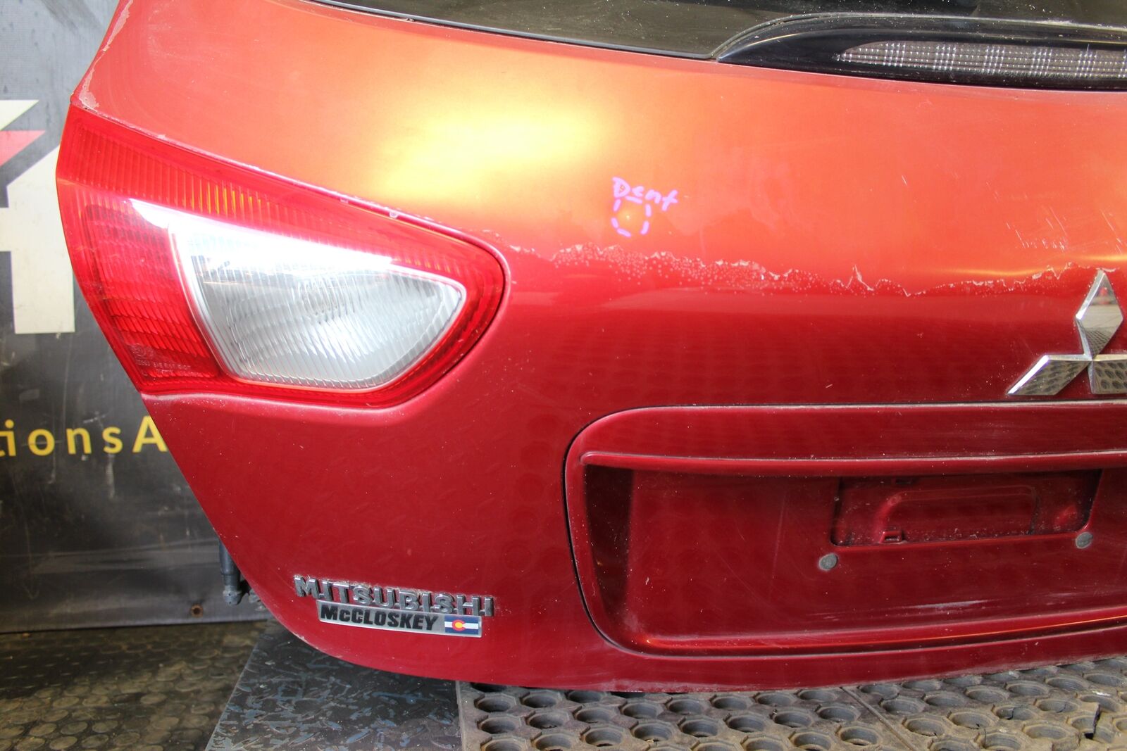 2009-2015 Mitsubishi Lancer Ralliart Hatchback Trunk Hatch Tailgate Lift Gate OE
