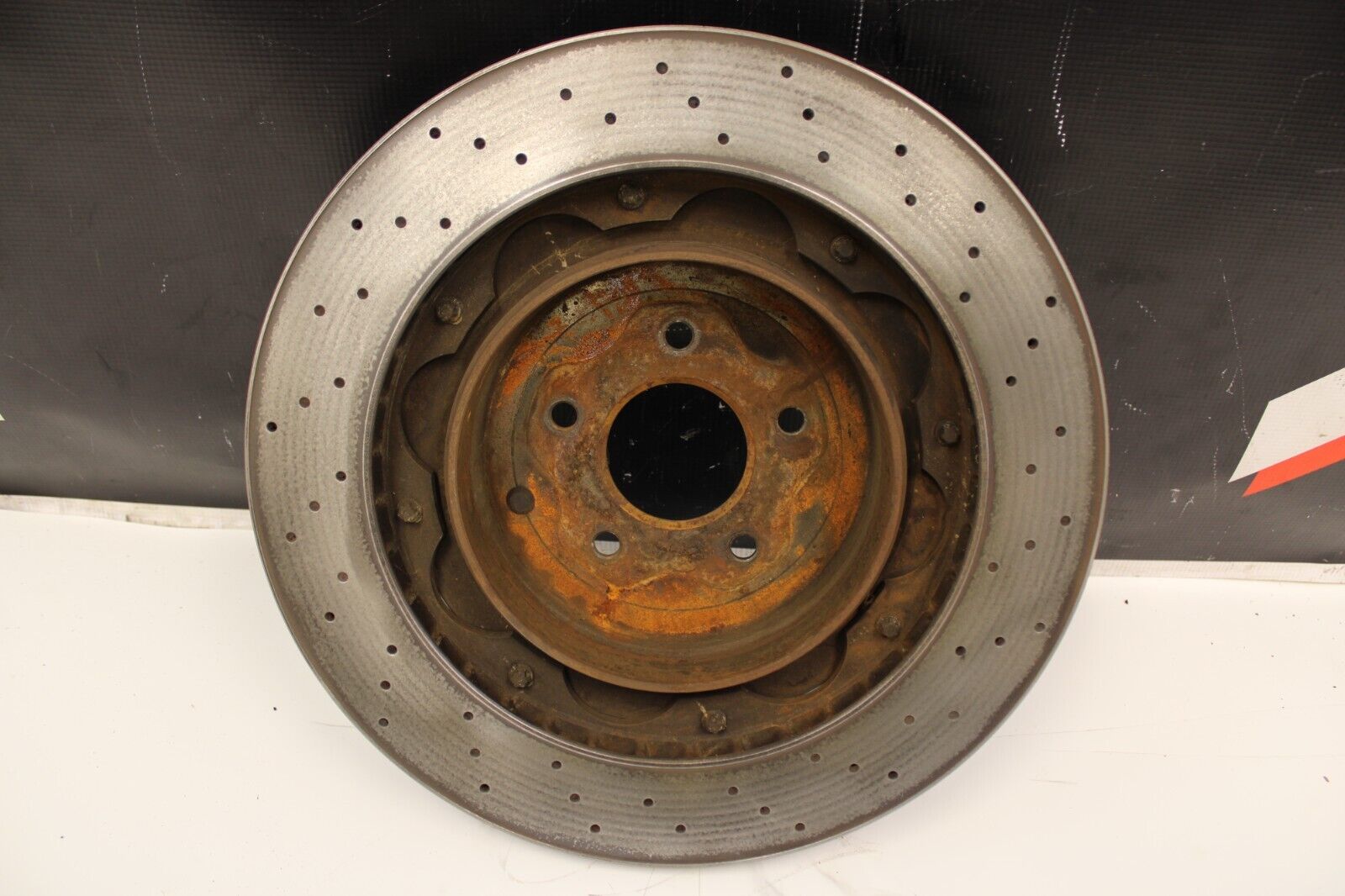 2010 NISSAN GT-R R35 PREMIUM VR38 3.8L OEM REAR BRAKE ROTOR