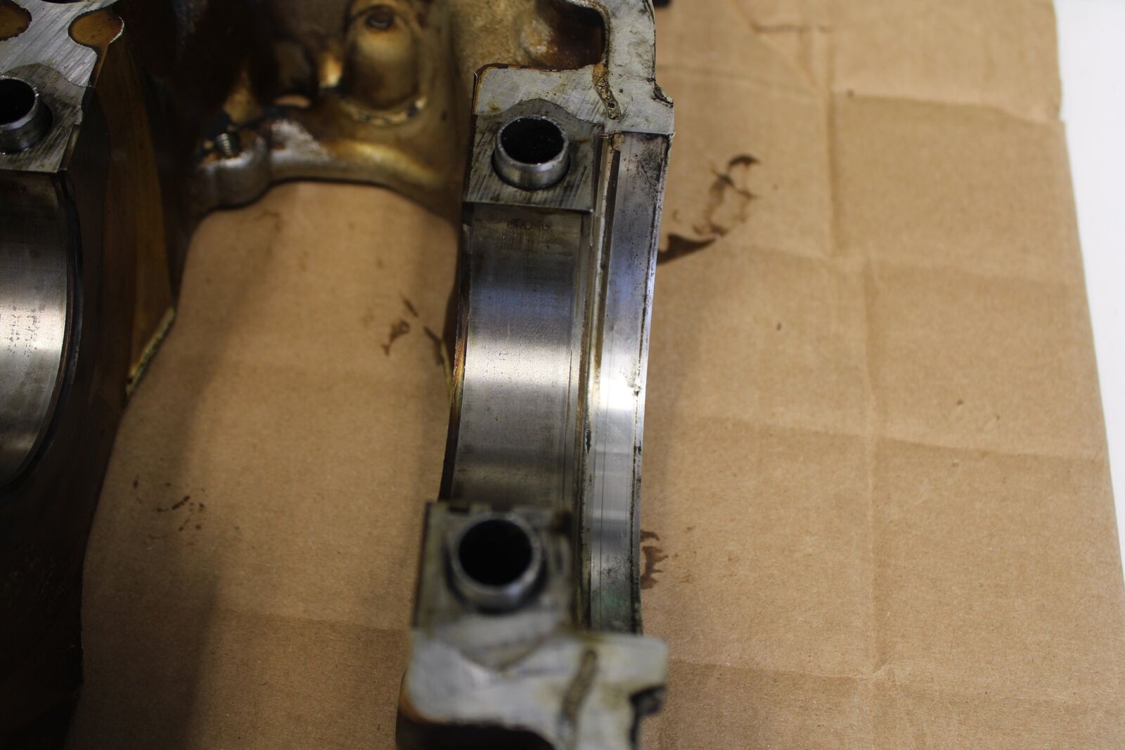 04 Acura RSX Type-S Engine Lower Block Girdle Main Bearing Crankshaft K20Aa