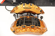 2009 NISSAN GT-R R35 GTR 3.8L VR38 OEM BREMBO FRONT + REAR BRAKE CALIPERS SET
