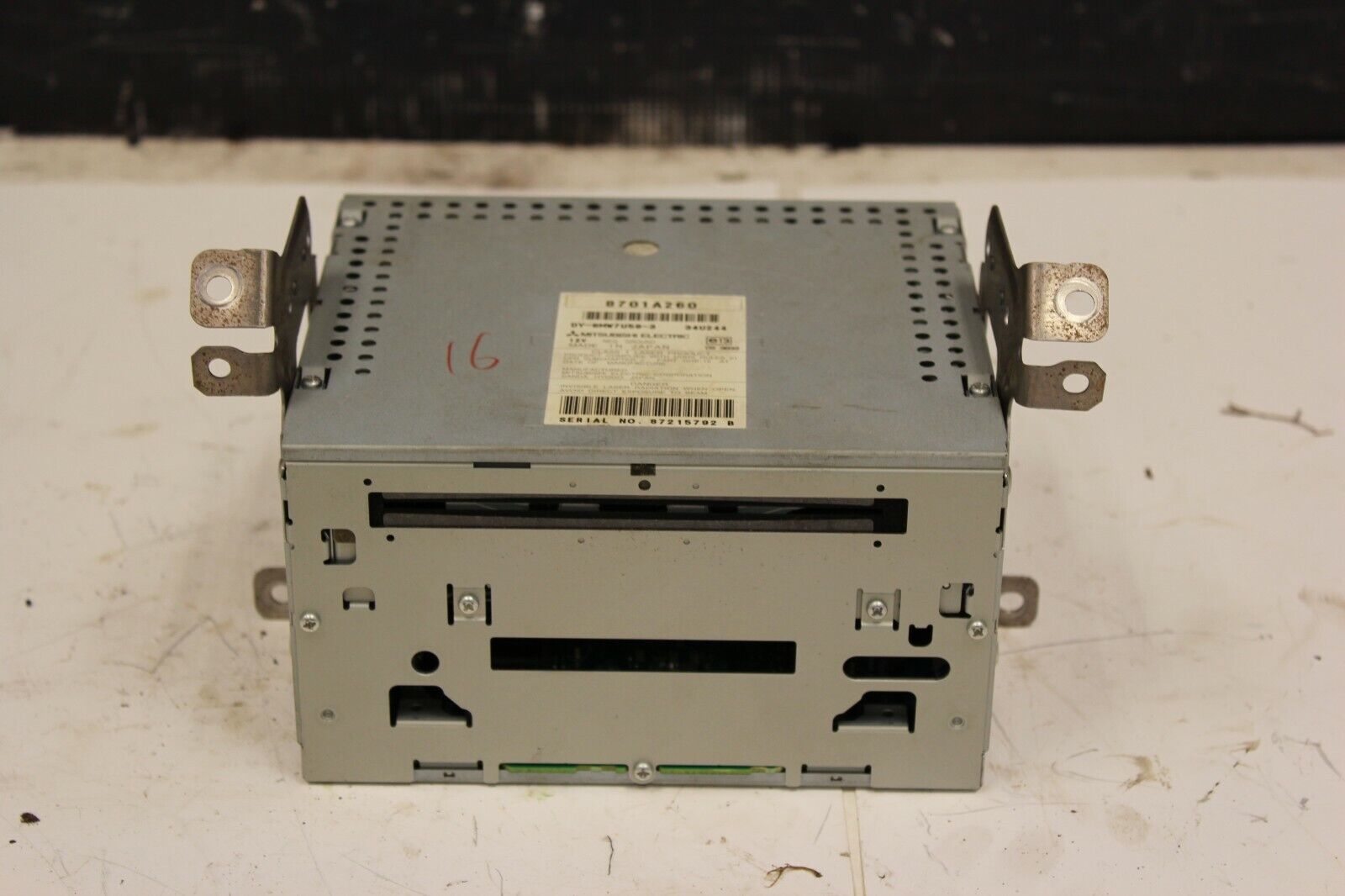 2010 MITSUBISHI LANCER RALLIART RADIO MP3 CD PLAYER 8701A260  OEM