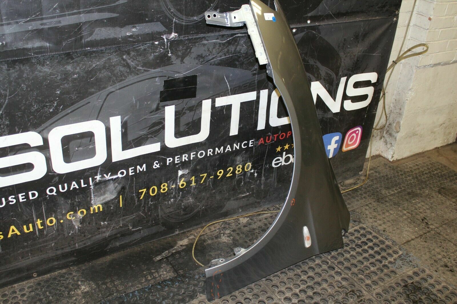 09-15 Mitsubishi Lancer Ralliart Driver Side Fender OEM GRAY