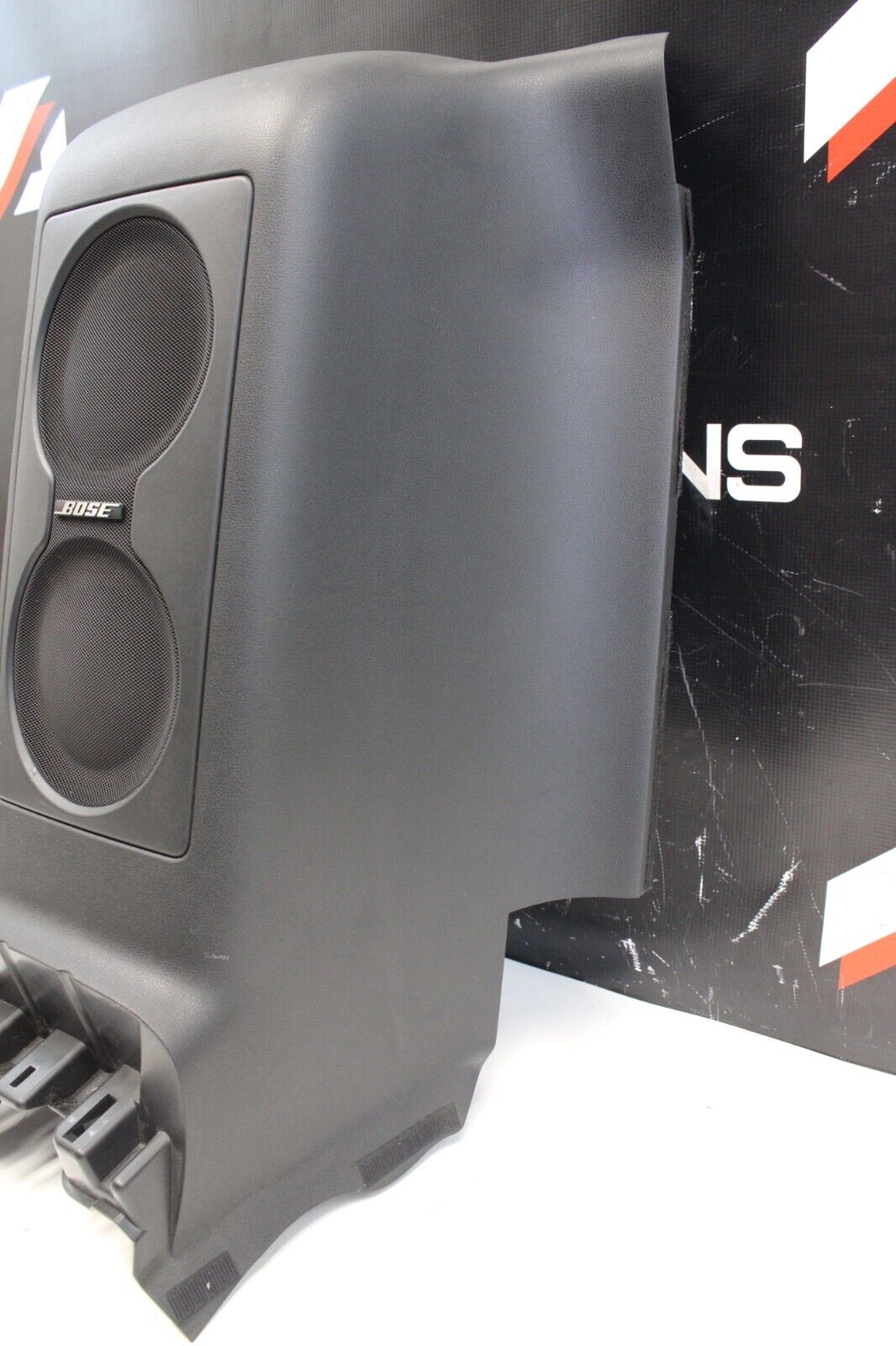 2013 NISSAN GTR R35 BOSE REAR SPEAKER COVER ASSEMBLY BLACK PLASTIC FACTORY OEM