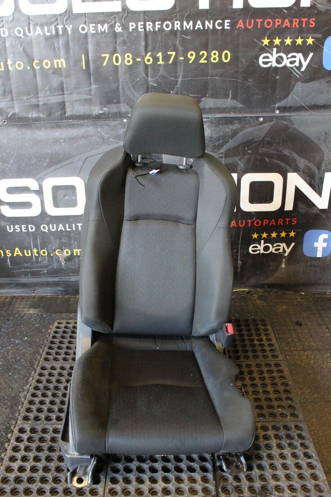 2003-2008 NISSAN 350Z CLOTH POWER BLACK PASSENGER SEAT OEM