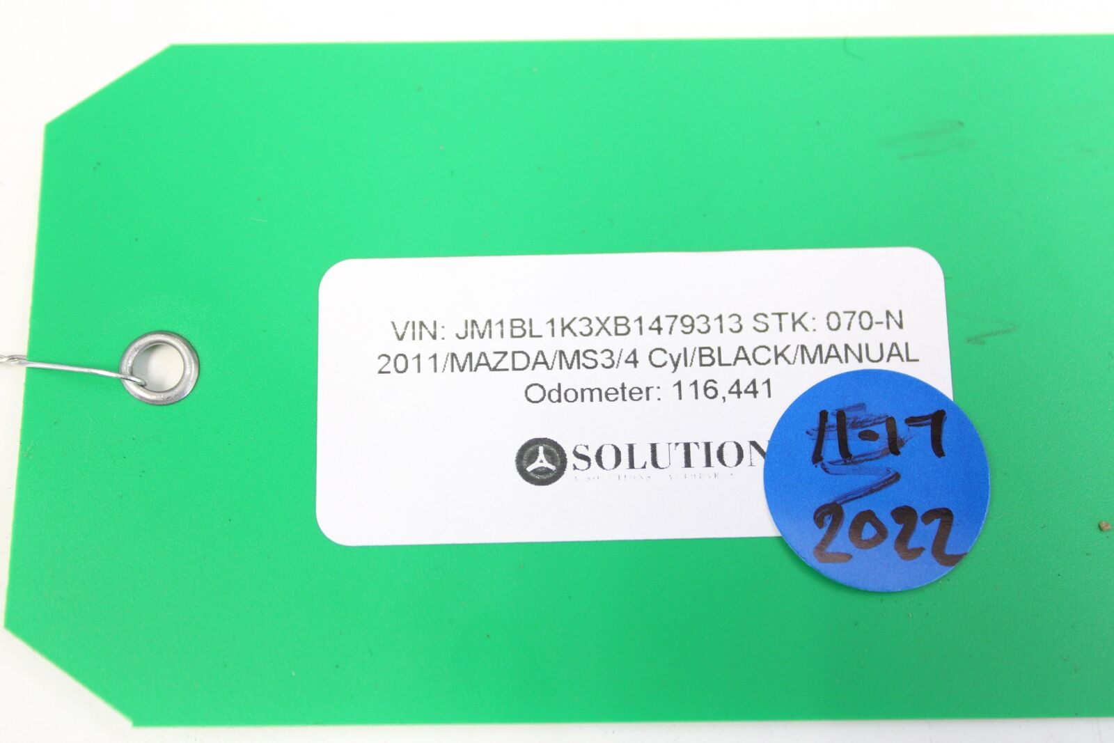 2010-2013 Mazdaspeed3 Left+Right Seat Belt Retractor (Black) OEM Used