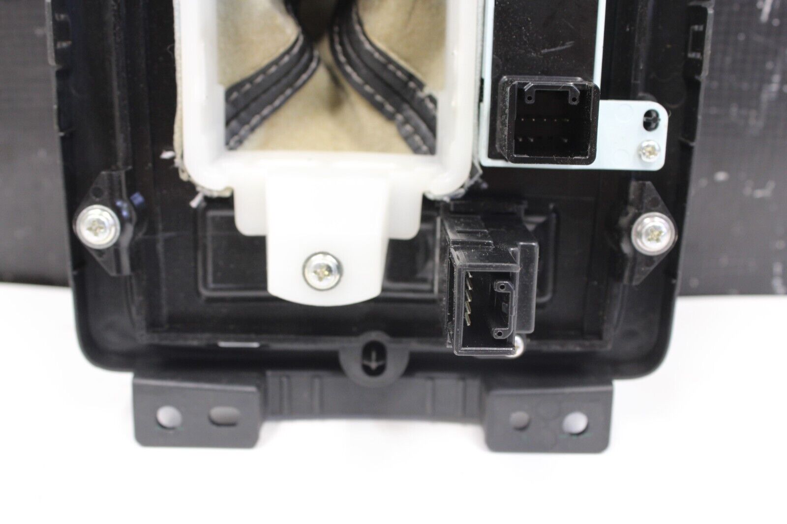 08-15 Mitsubishi Lancer Evolution Evo X 10 SST Gear Shifter Boot Bezel Trim OEM