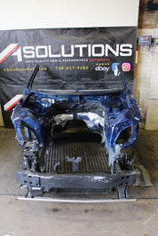 2019 INFINITI Q50 FRONT RADIATOR CORE SUPPORT FRAME RAIL CUT